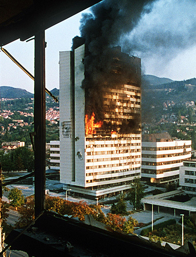 Sarajevo durante l\'assedio